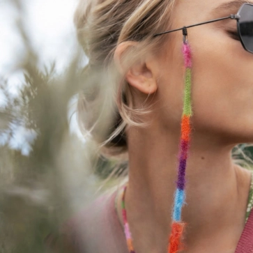 Cordon en mohair et soie 